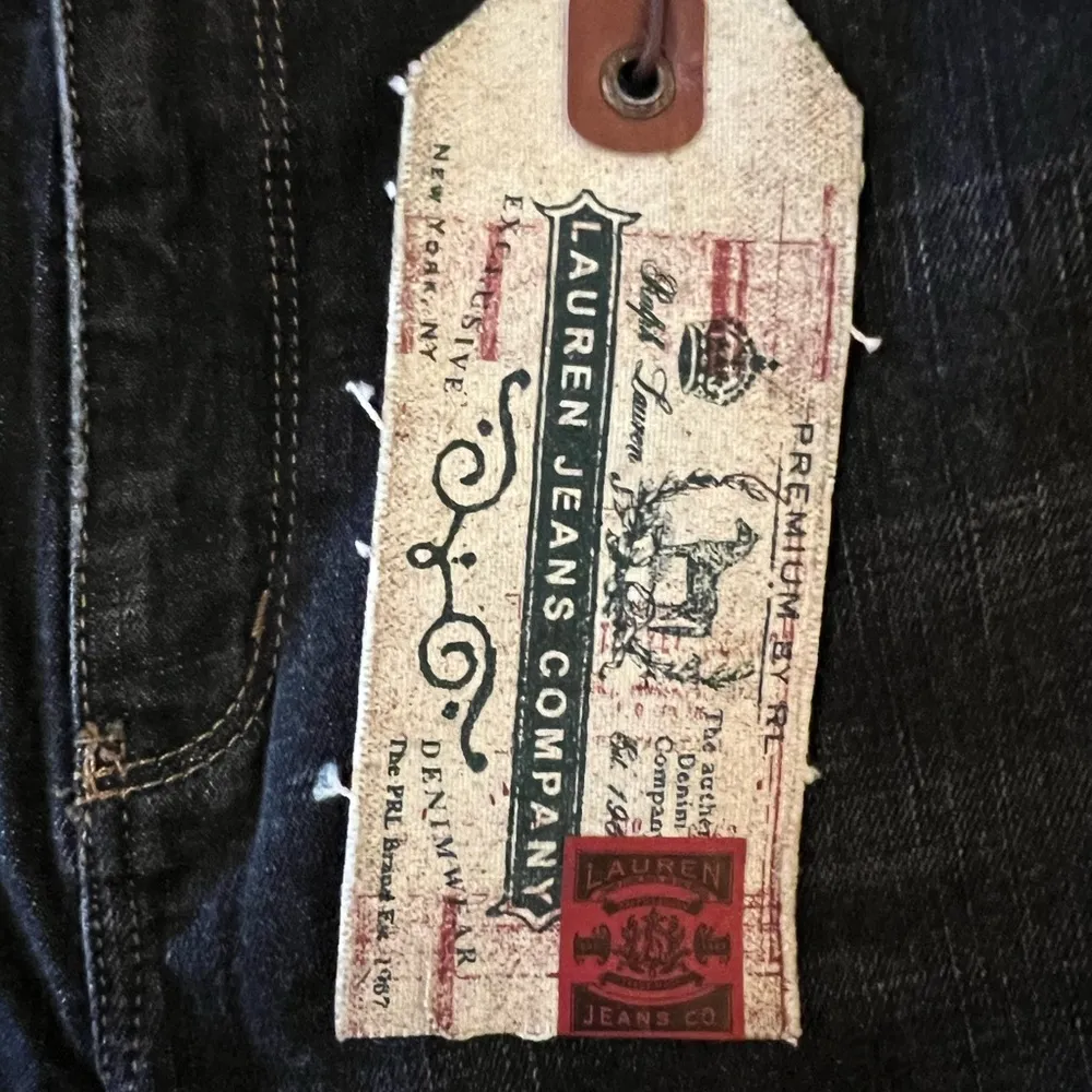 Lauren Jeans Co. Vintage Blue Denim Jeans Ralph Lauren Y2K Decorative Patches 16 - Image 8