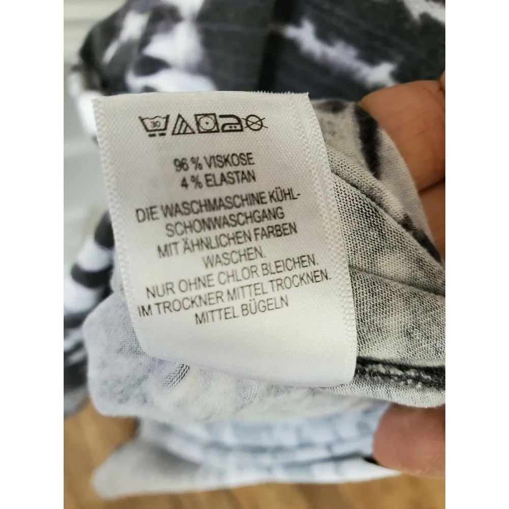 Willi Smith Women's Black & White Rayon & Spandex Sleeveless Long Dress Size XS - Image 9