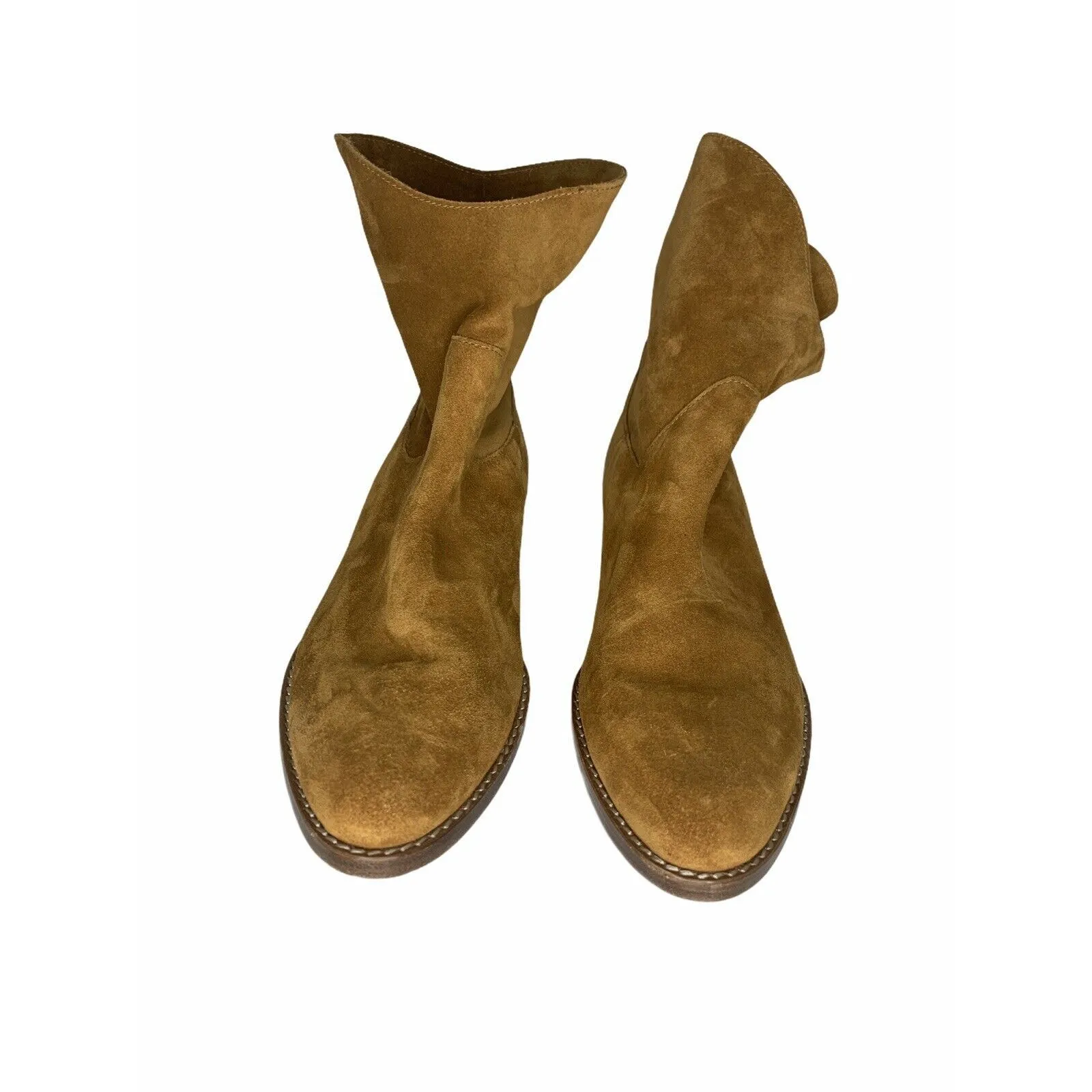 Vince Sinclair Cowboy Boot‎ brown 6M suade NEW $375 Size 6 - Image 2