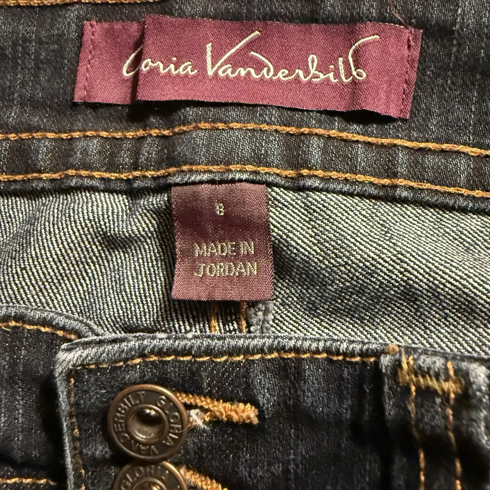 Gloria Vanderbilt Jeans Women 8 M Flap Pocket Bootcut Straight 28" Inseam Denim - Image 5