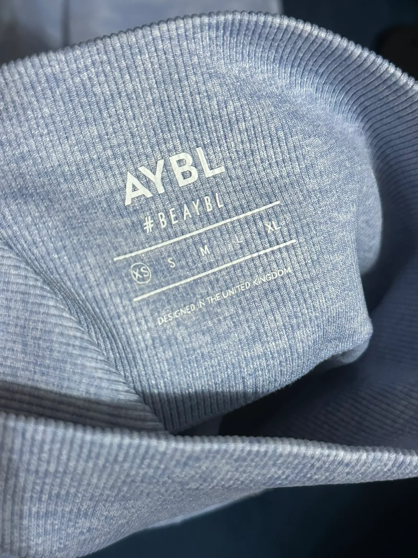 blue camo seamless leggings - Image 5