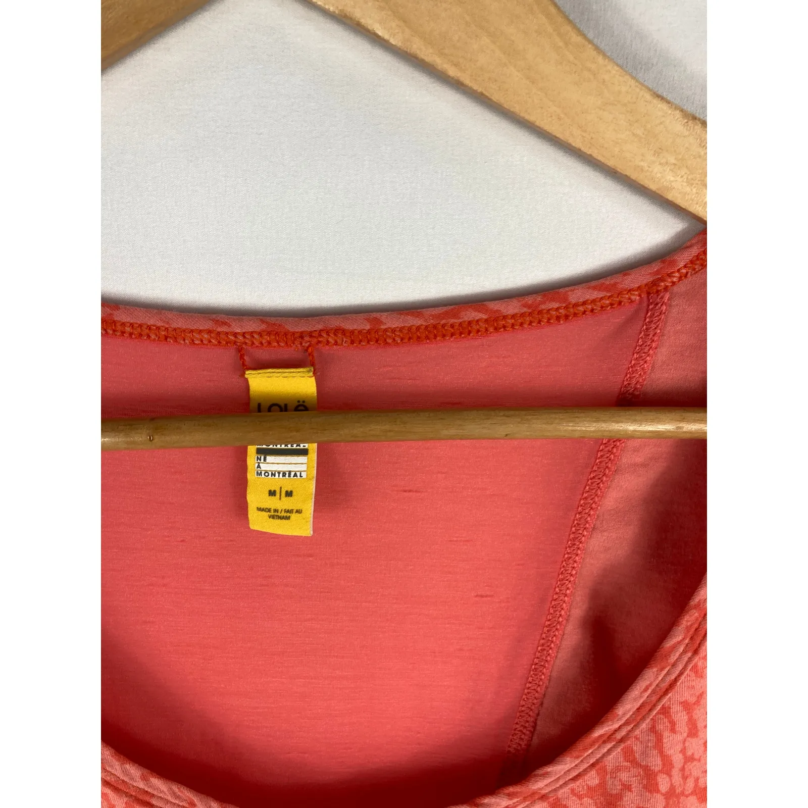 Lole Patterned Short Sleeve top Pink Size Medium - Image 3