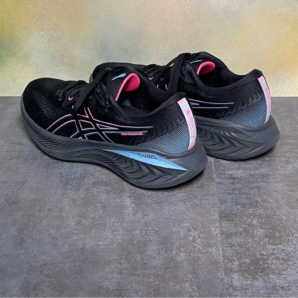 Asics Gel-Cumulus 25 GTX Women's Black Running Shoes Size10.5 B - Image 9