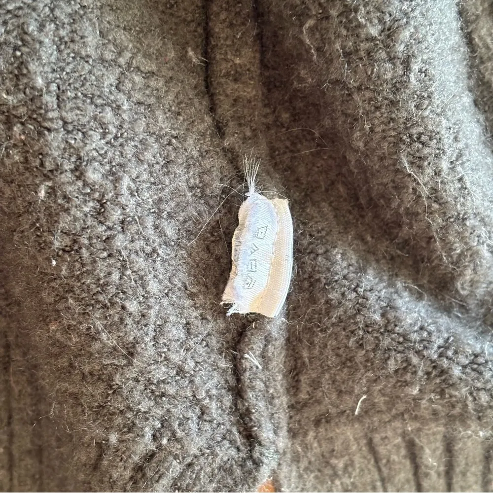 Wearing Your Heart Knit Long Soft Cozy Dark Green Cardigan Sweater Sz M Size M - Image 5