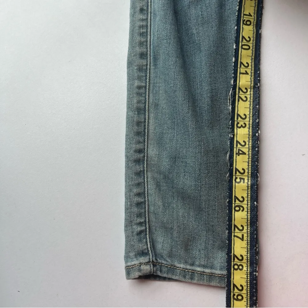 Hollister Distresses High Rise Super Skinny Holy Jeans Juniors Small 3R - Image 9