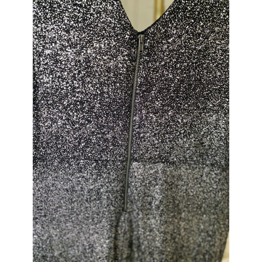 Black Glitter Bodycon Mini Dress Forever 21 Sparkle Partycore Clubwear Night Lux - Image 7