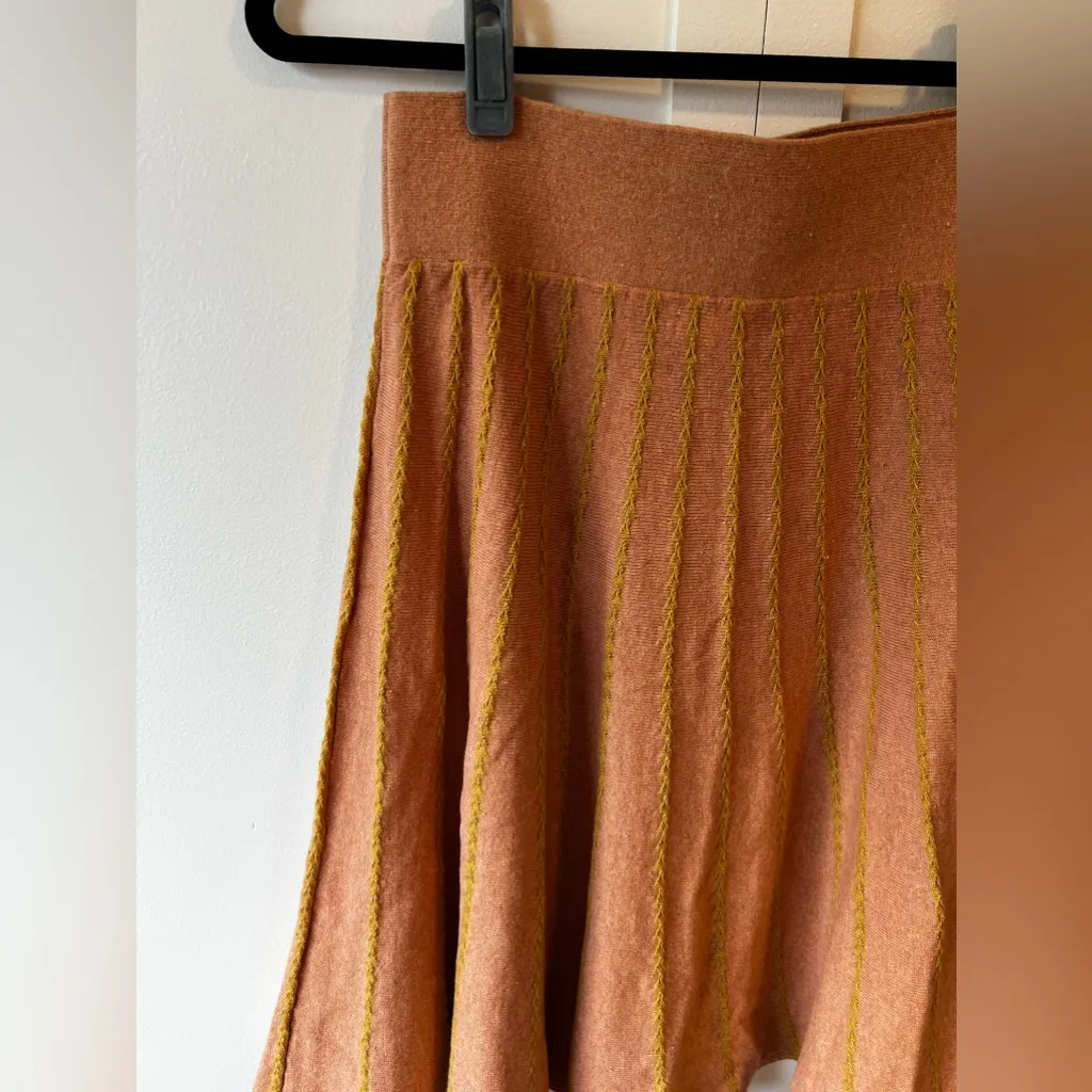 Roolee Women’s Wool Blend‎ Orange Skirt Size Small - Image 10