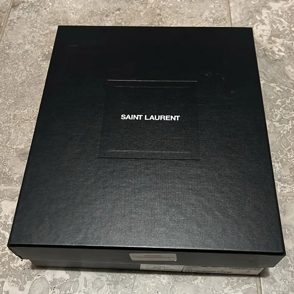 Saint Laurent Jodie Platform High Heel Sandals Black, Size 40 (SV 701788) NWT - Image 15