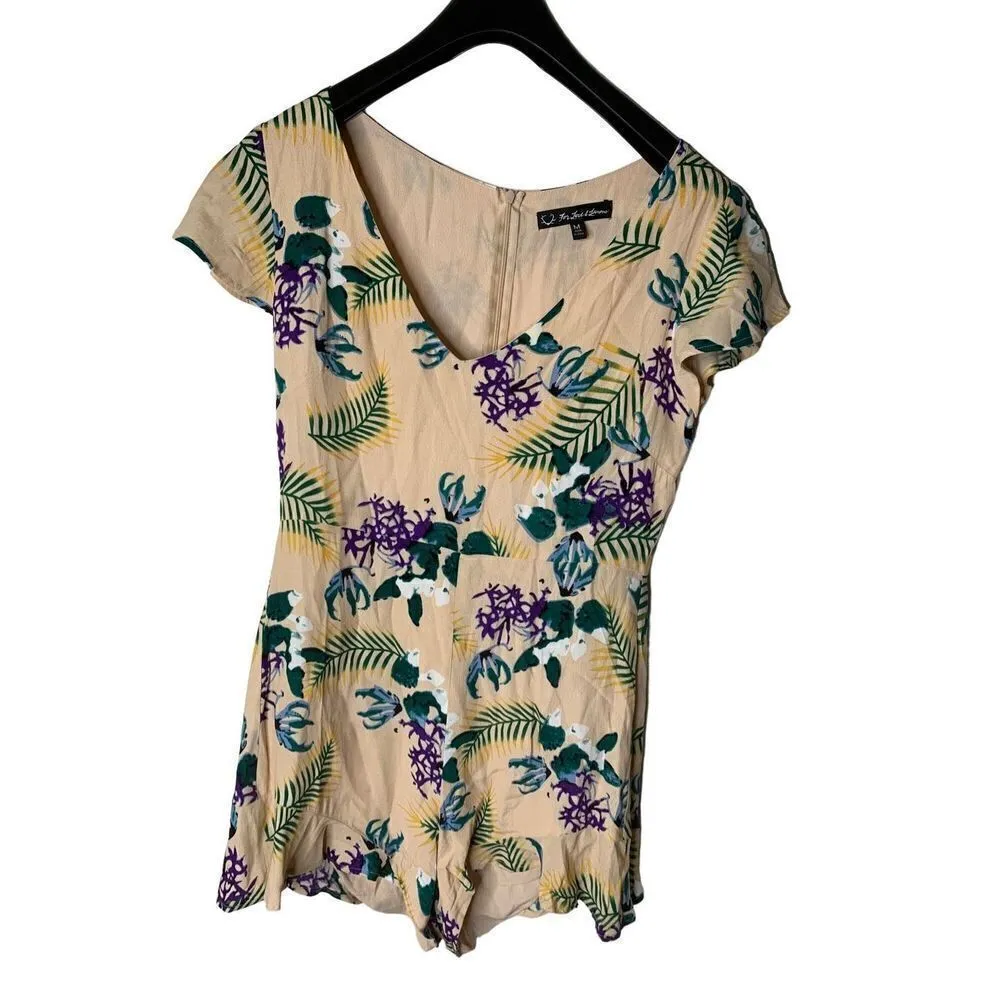 For Love and Lemons Printed v neck jumper women’s size medium - Image 2