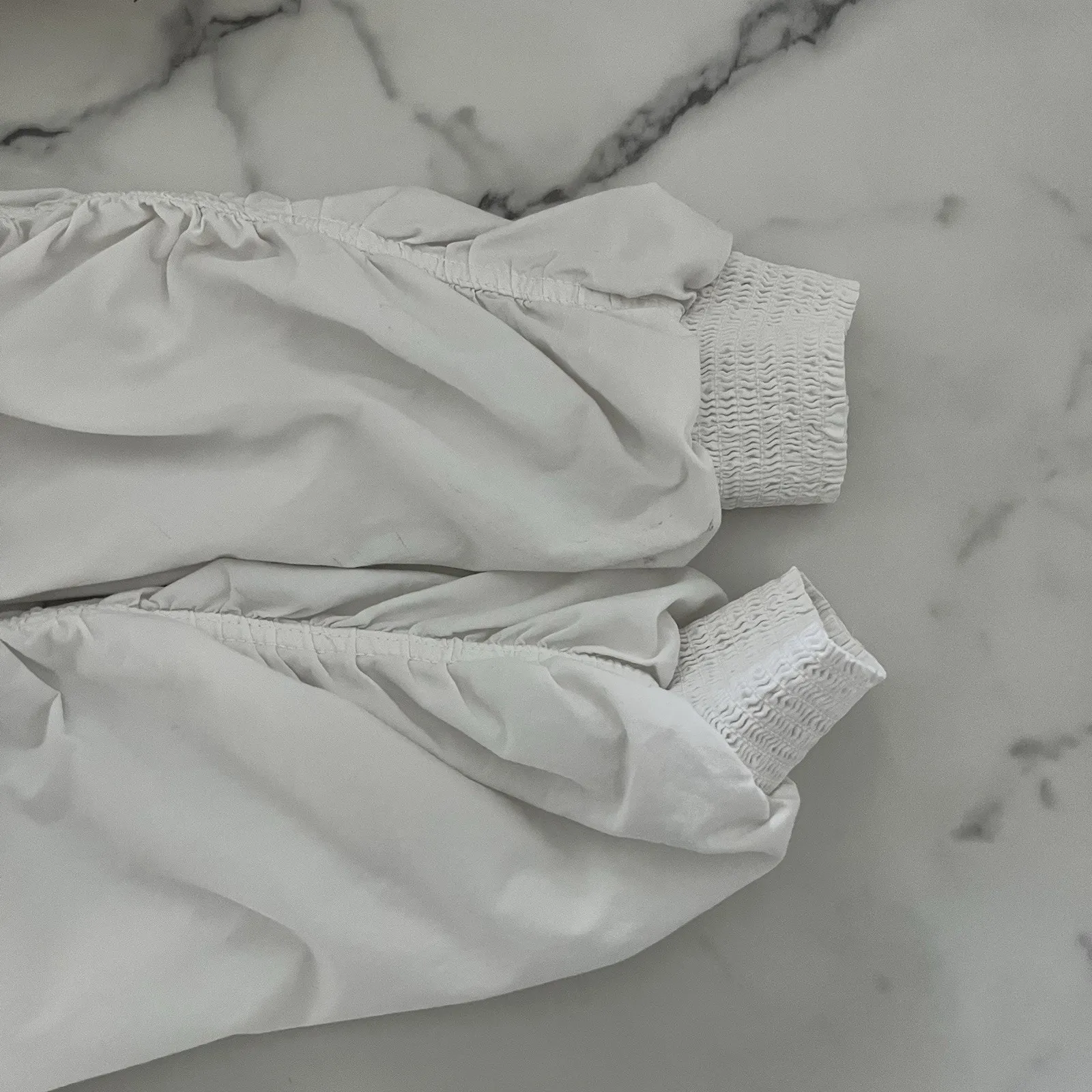 XCVI Wearables Orrick bomber jacket Cotton mesh white sz Large Summer Bohemian - Image 9