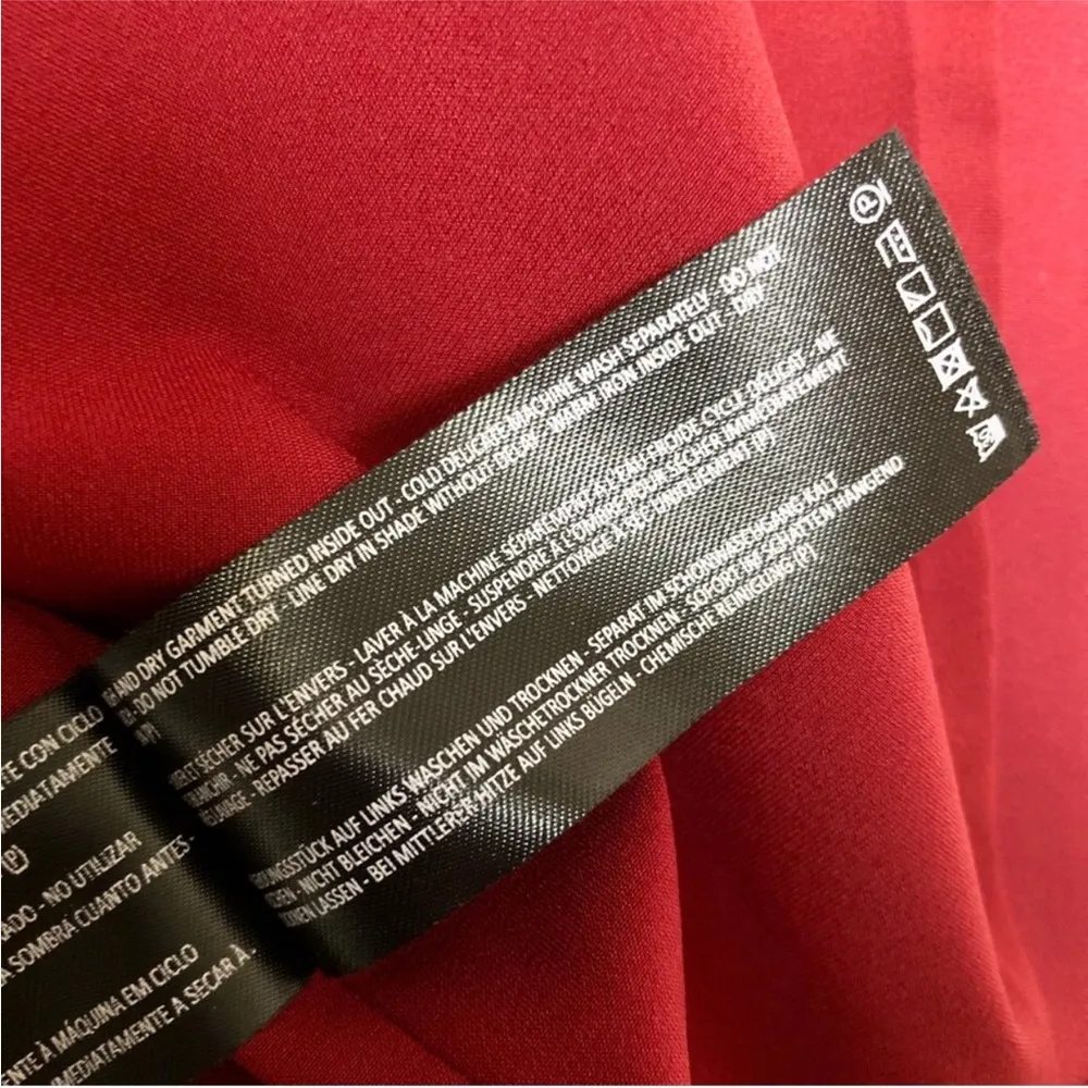 Oblivion Revolution Midi Dress Cutouts Lipstick Red Cocktail szS - Image 14