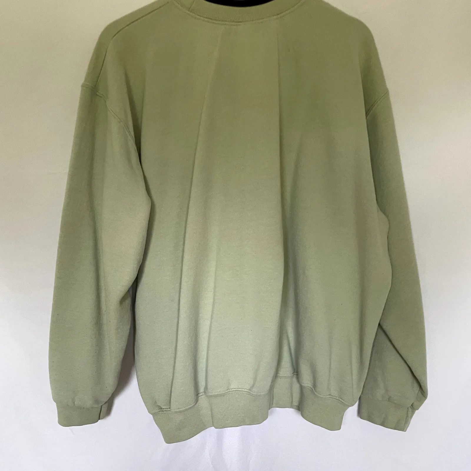 Topstitch by morning sun women's size XL vintage green bird sweater crewneck - Image 7