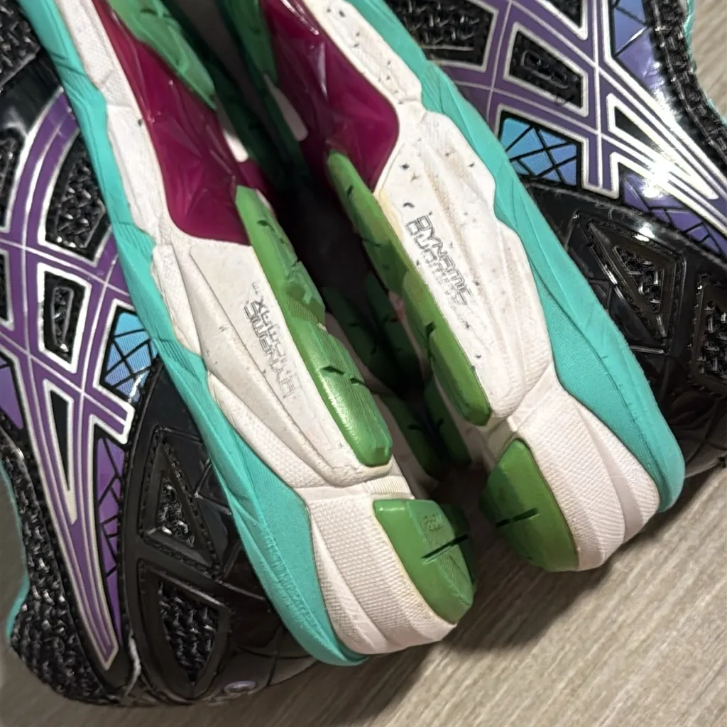 ASICS GT-2000 3‎ Women's Running Shoes Black Teal Purple T550N Size 9 - Image 7