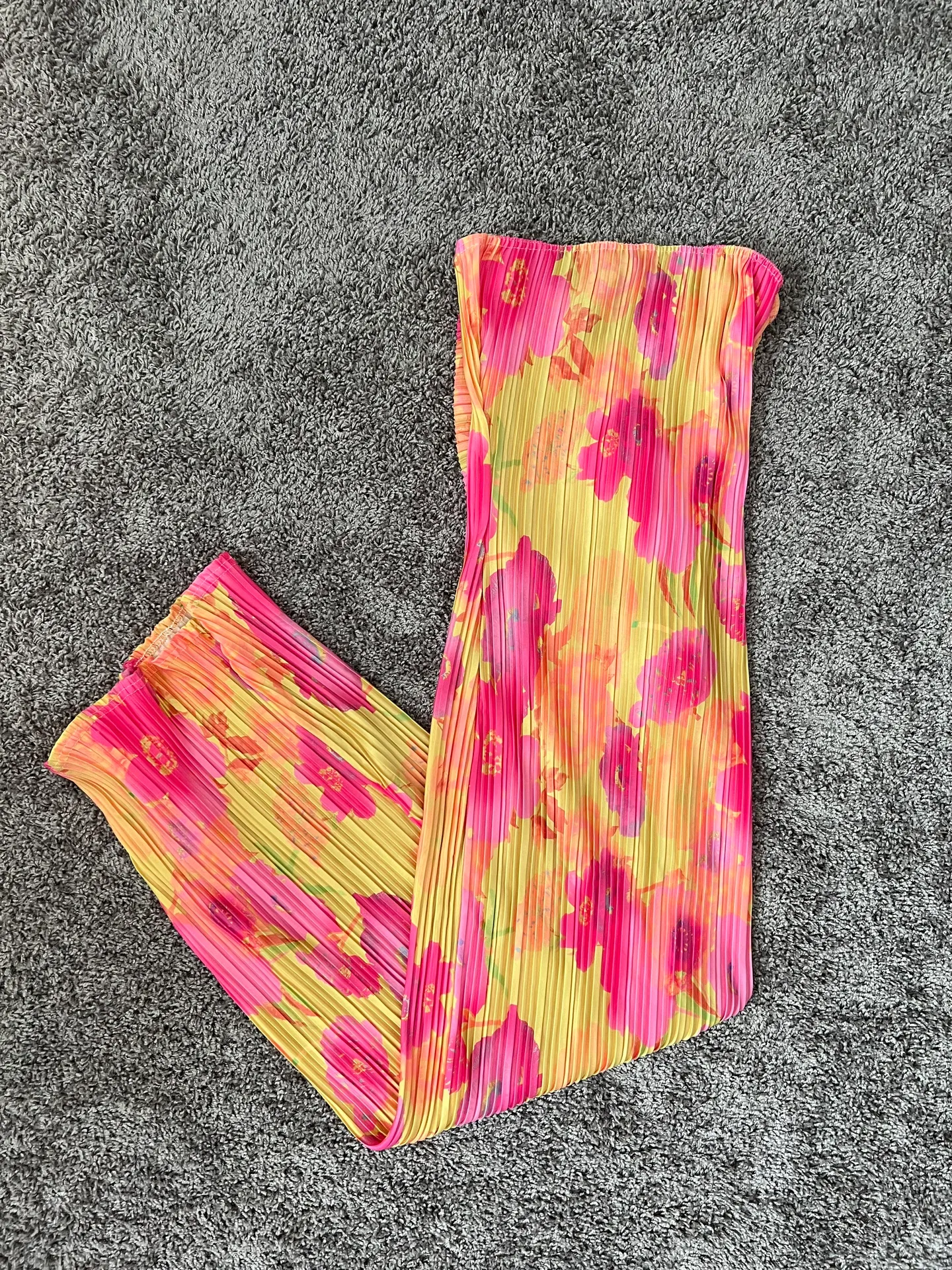 Multi Floral Print Dress - Image 4