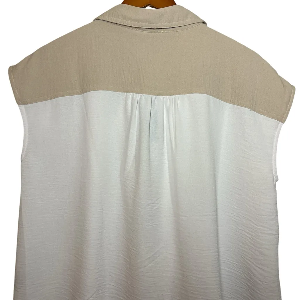 Sabrina Lauren Cream and Tan Button - Image 6