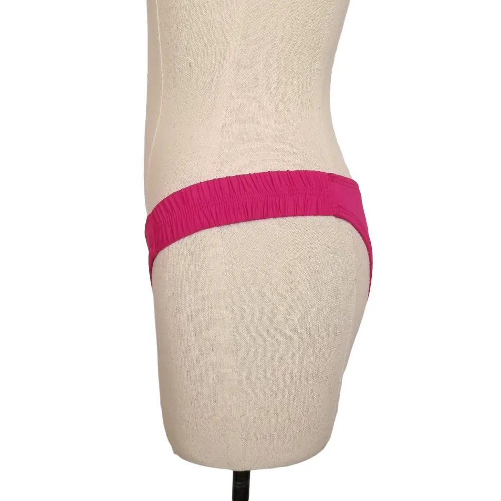 NWT L*Space Bikini Bottoms Fuchsia Pink Sz Medium - Image 4