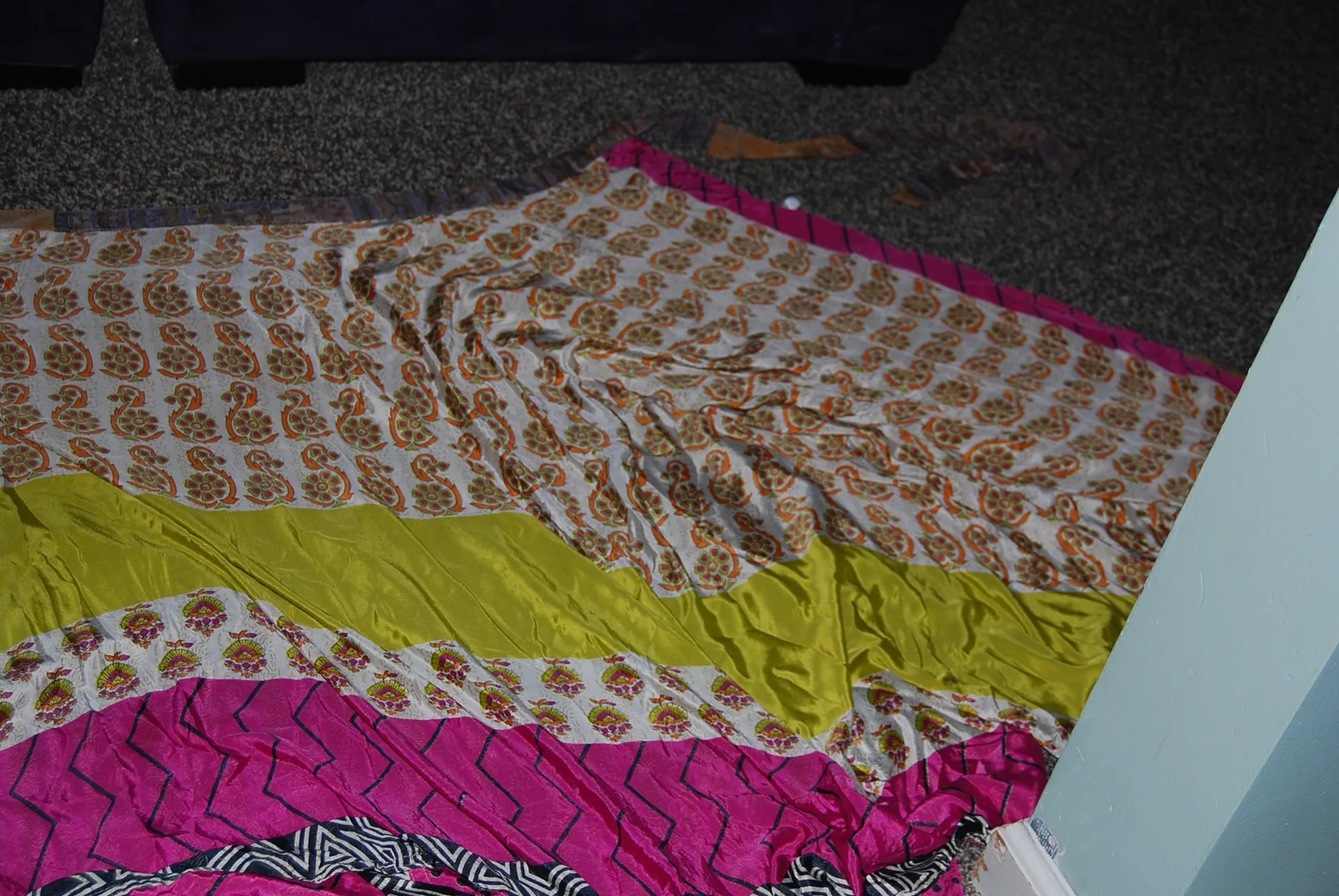 Pink, White And Green Reversible Multi-use Wrap/Skirt/Dress - Image 10