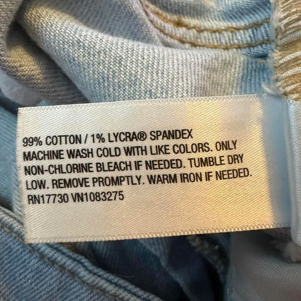Universal Thread Women’s Light Wash blue denim mini skirt Plus Size 22 - Image 5