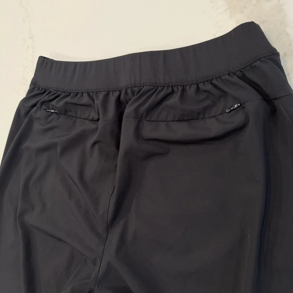 Tommy Bahama Active PullOn Light Track Pants Women’s Large Black Zipper Ankles - Image 8