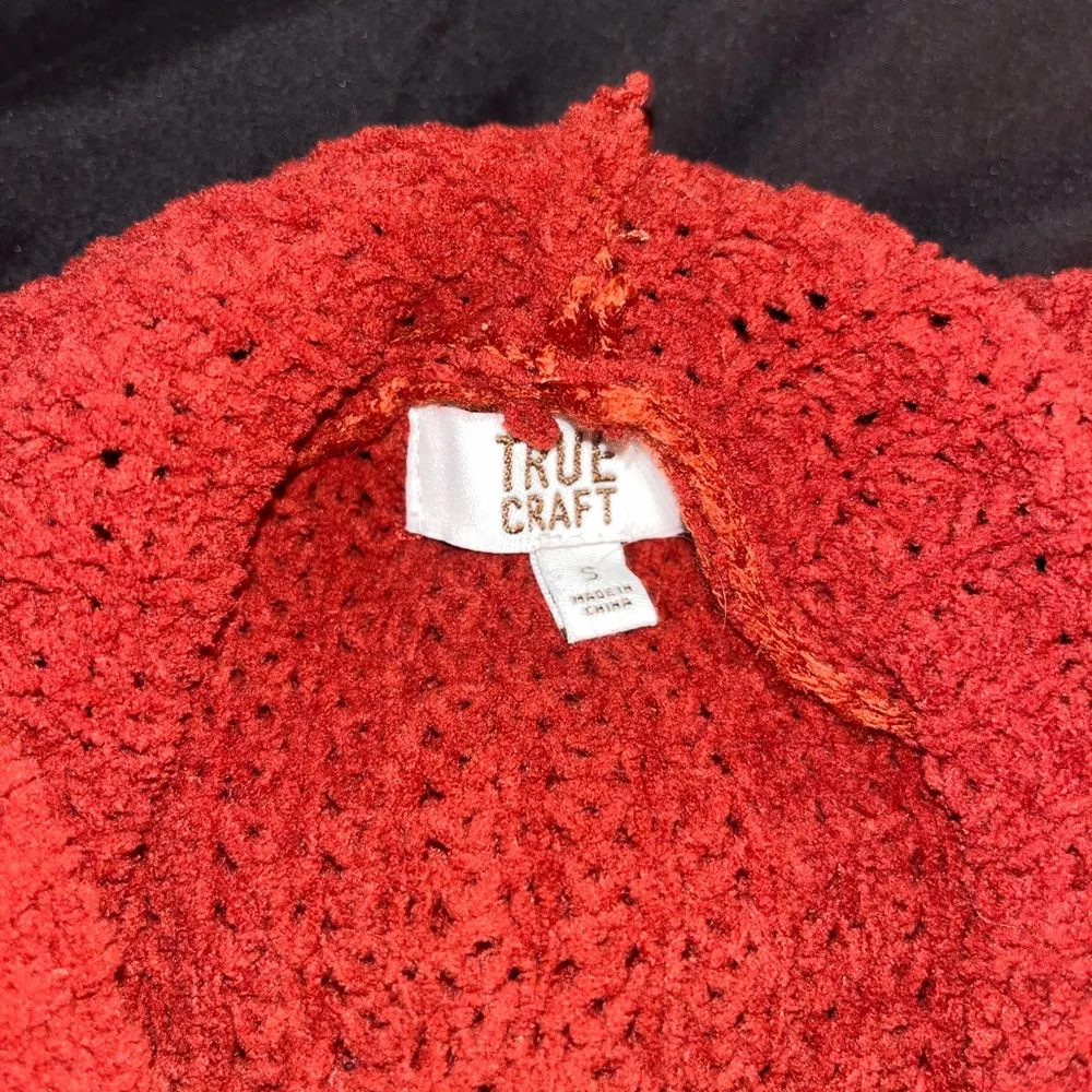 Cozy Rust-Red Sweater - Image 2