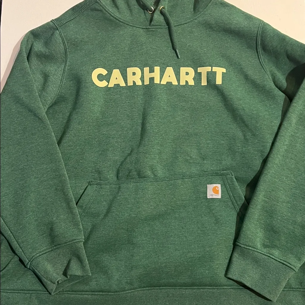Carhartt green hoodie woman’s 3X - Image 2