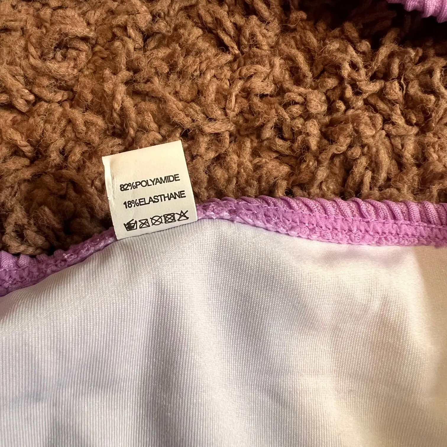 Women'S Ribbed‎ Bikini Sets Scoop Neck Swimsuit Textured Two Piece Swimwear XS Purple - Image 6