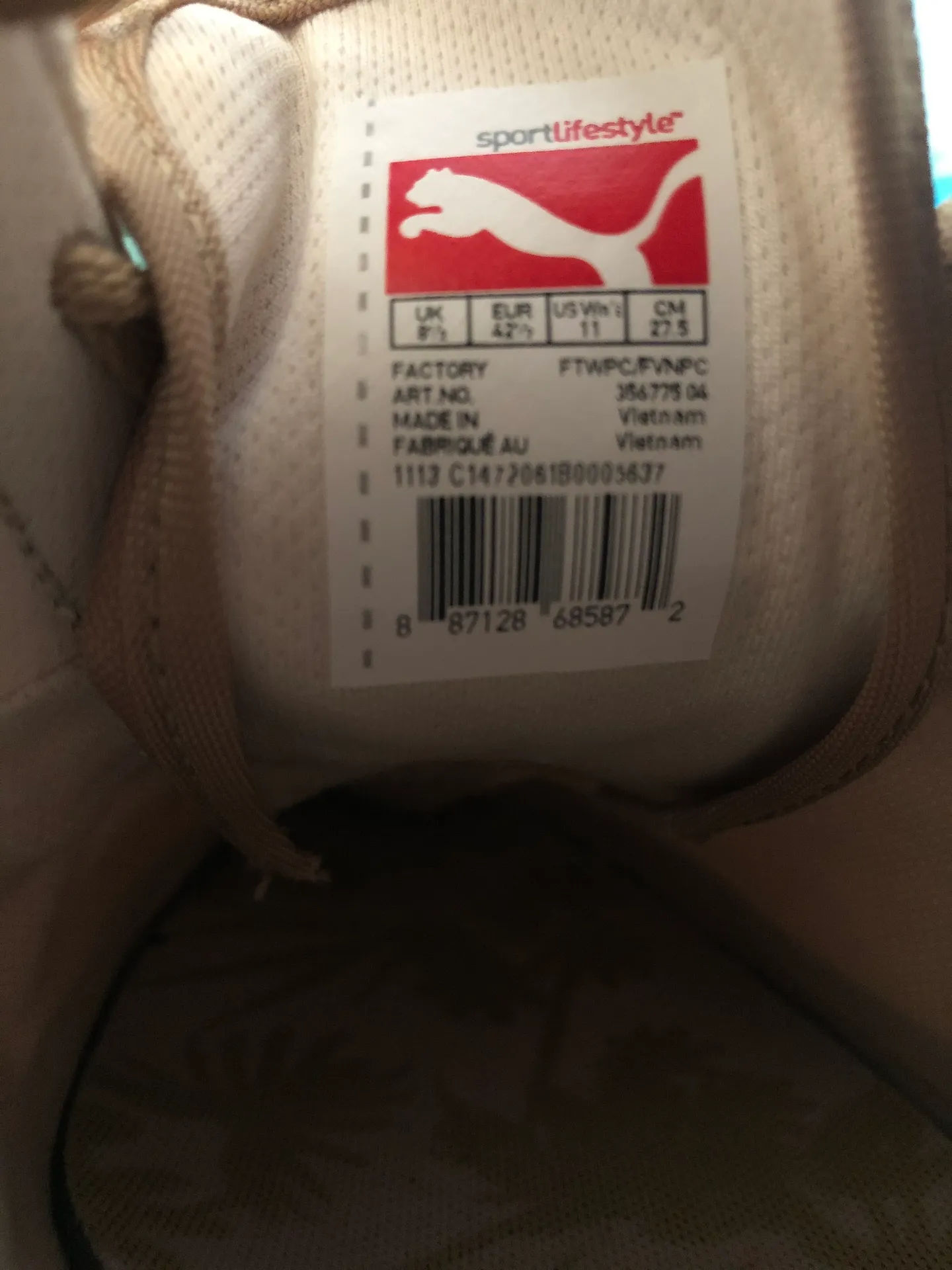 Puma Caroline Stripe Wedge Sneaker - Image 10