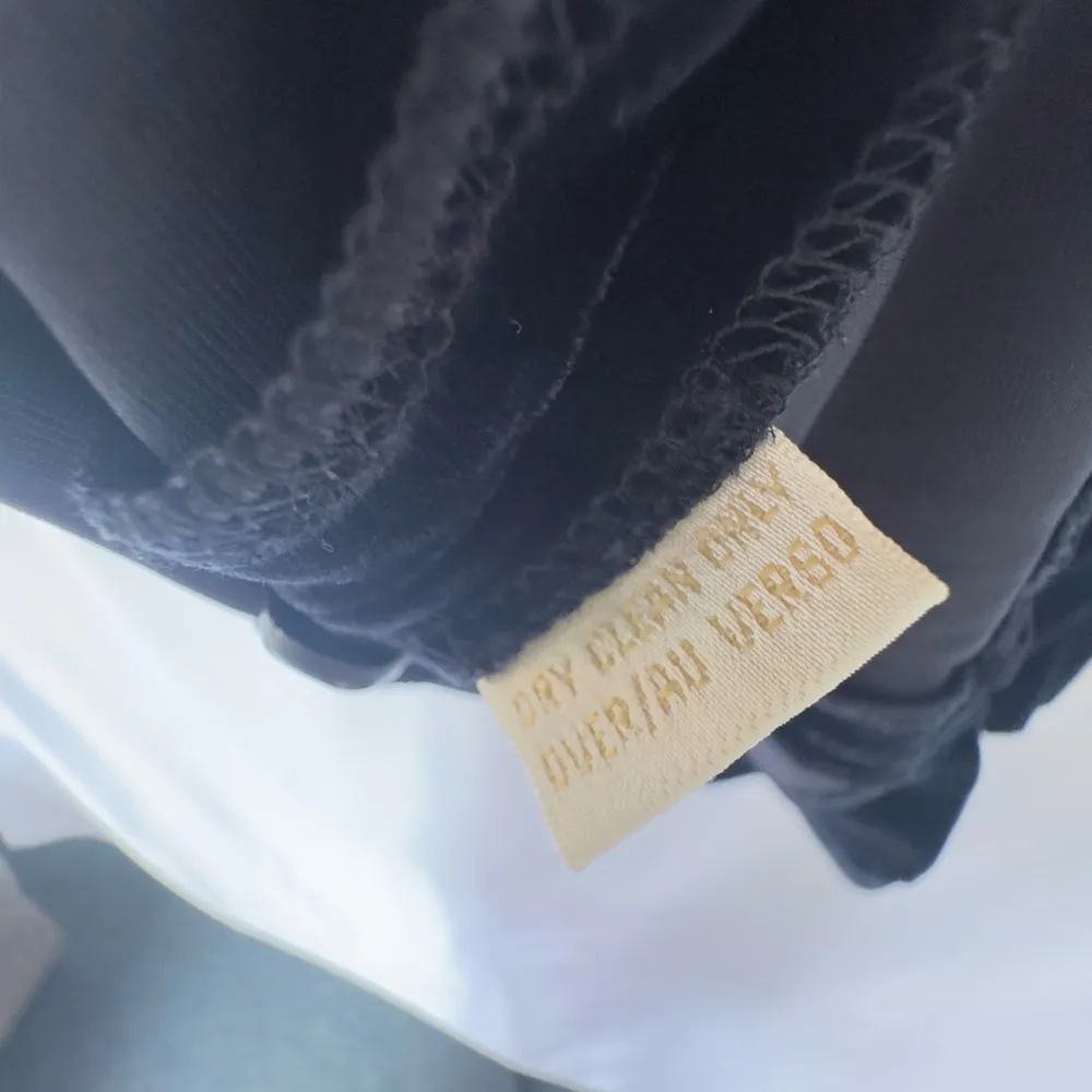 Navy Velvet Tank with Button Back, by Dana Buchman size 10, NWT $188 MSRP - Image 6