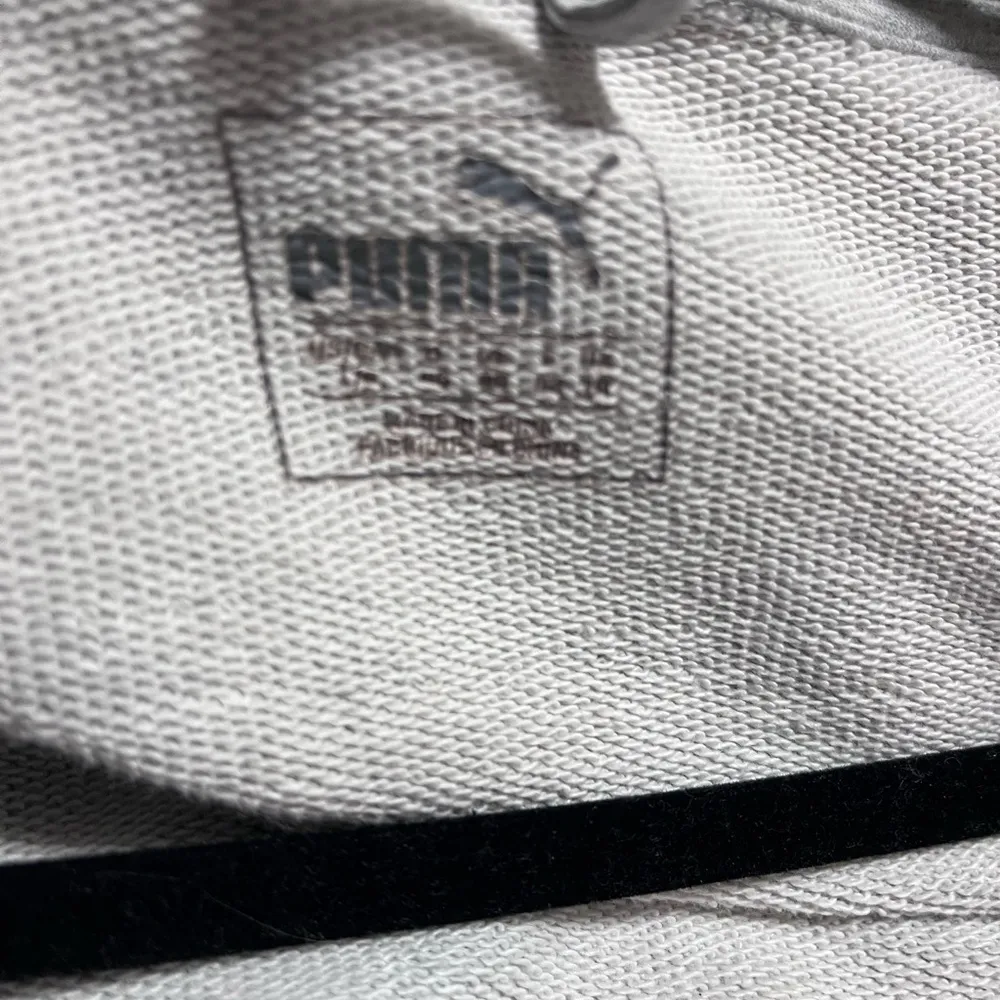 PUMA Zip Up Gray Cowl Neck Sweatshirt. Women’s Size L. Gently Used Condition - Image 7