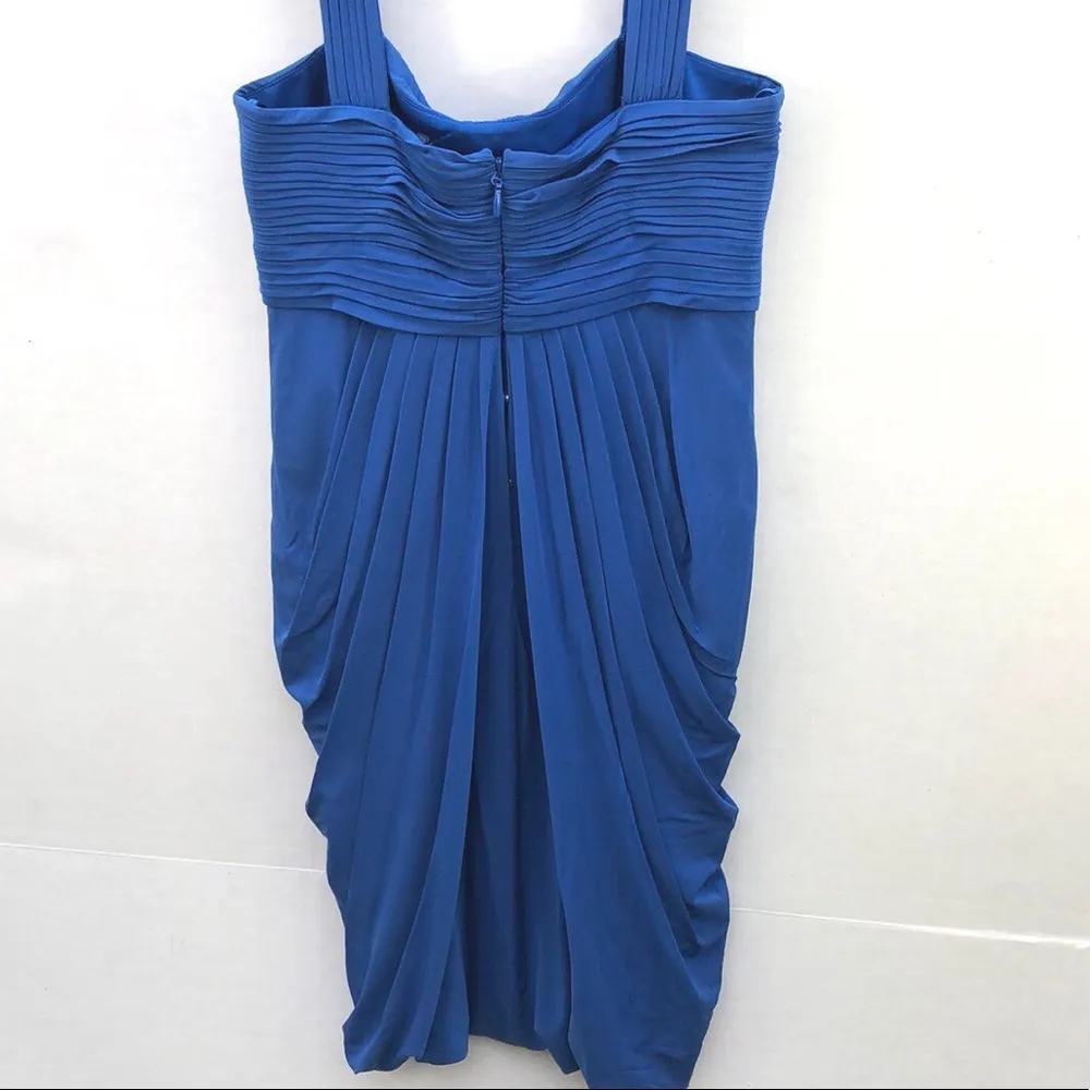 NWT BCBGmaxazaria Womens size XS larkspur Blue bubble hem sleeveless dress - Image 5