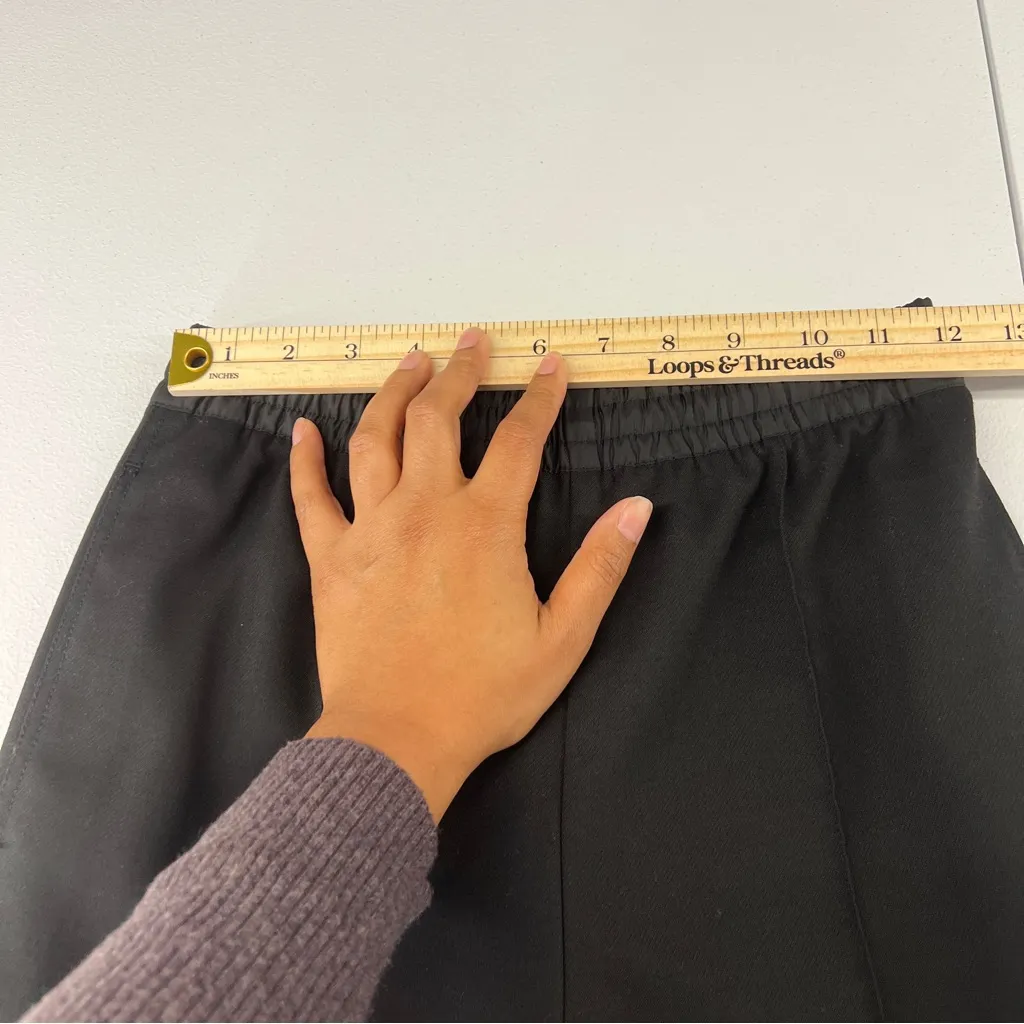 Lacoste Women’s Lightweight Wool Blend Cigarette Cut Pants Size S - Image 12