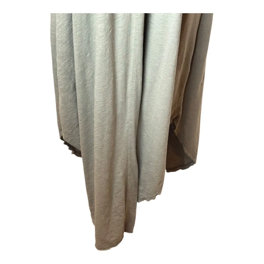 Z Supply Dress Women Large Gray Green Reverie Handkerchief Maxi Athleisure - Image 6