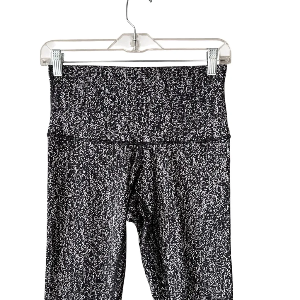 Lululemon Wunder Under High Rise Yoga Leggings T30416 Heathered Black Gray 6 - Image 2