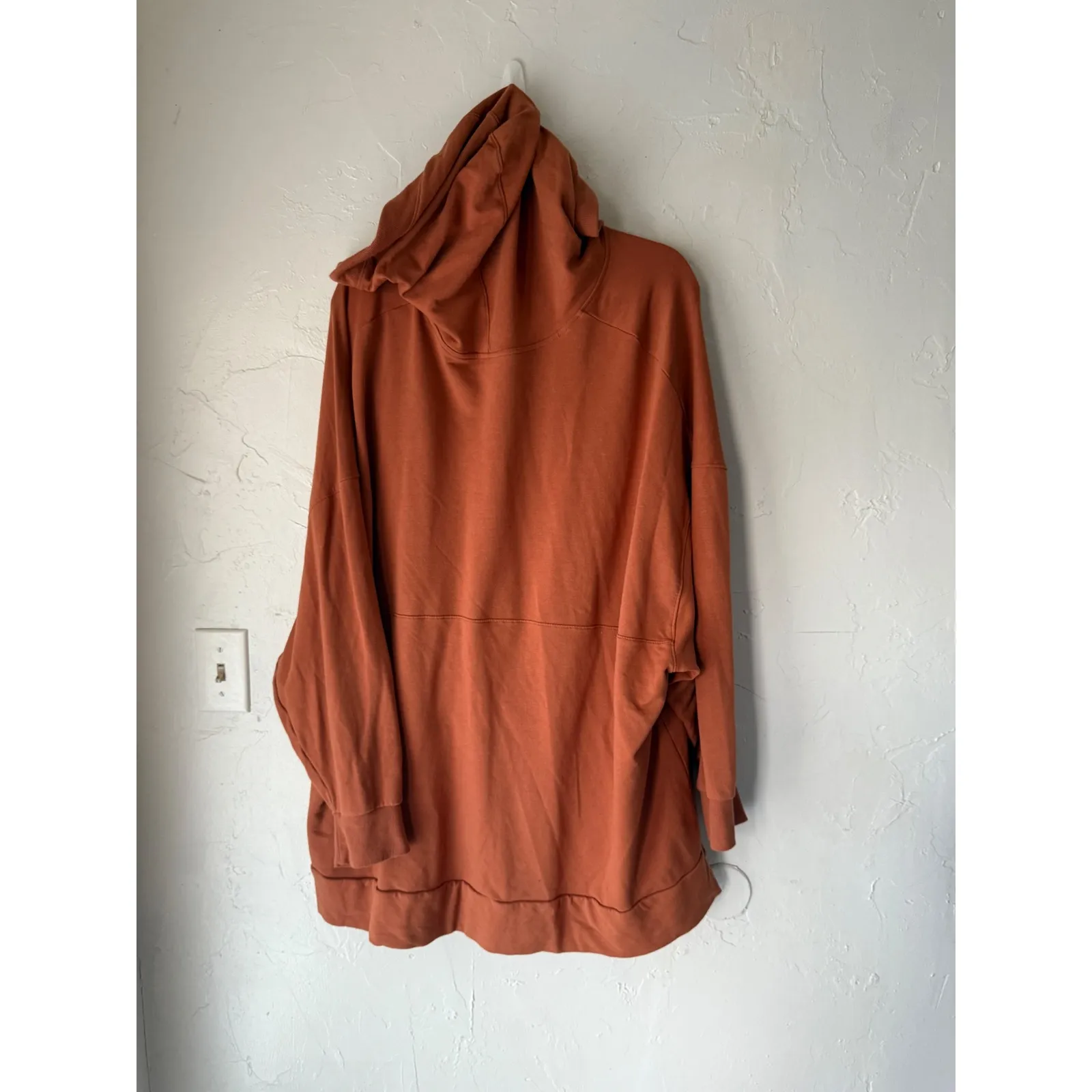 Old Navy Oversized Hoodie Sweatshirt Women Rust Orange Plus 3X Casual Comfort - Image 6