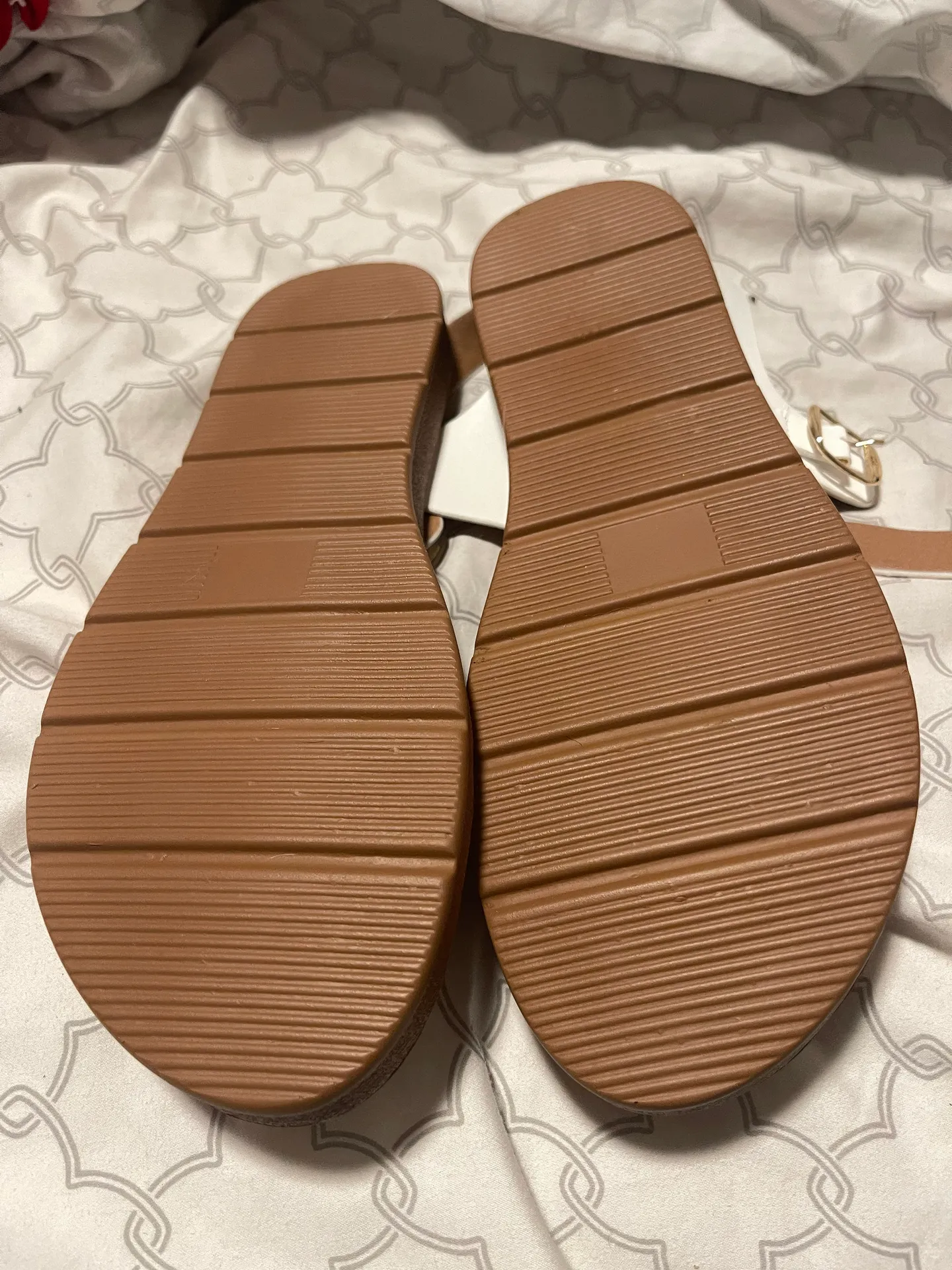 PLENTY ~ Women's Strappy Ankle Wrap Buckle Fashion Flat Sandals - Image 3