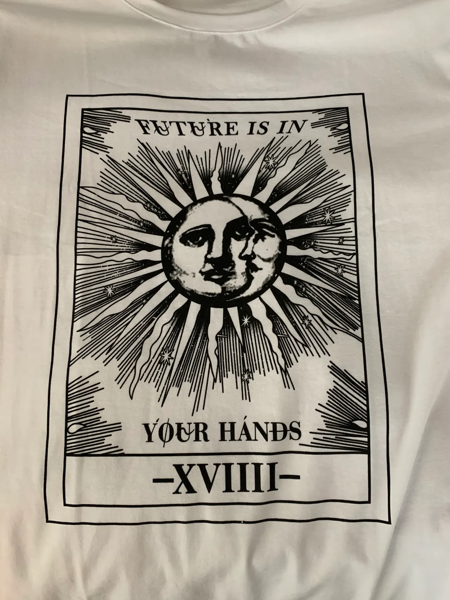 SheIn Tarot Card Graphic Tee - Image 2