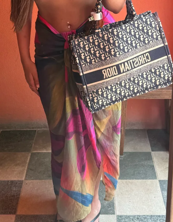 Zara Floral Sarong Skirt - Image 2