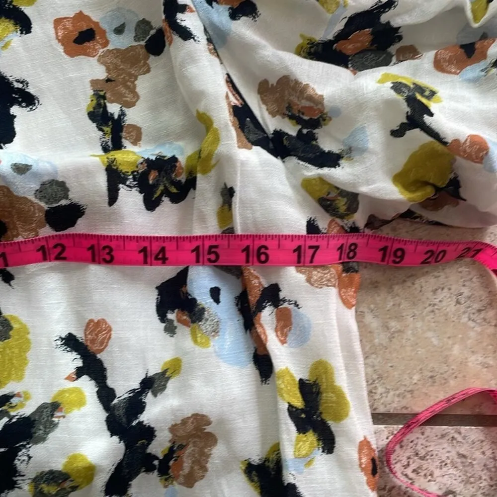 M.M.LaFleur The Gali Dress Meadow Print Linen - Image 13