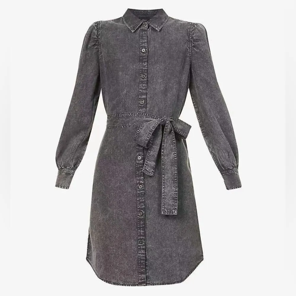 Rails Adele Dress - Black Acid Wash $218 size S - Image 2