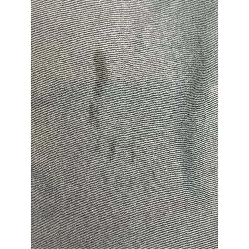 Vince Creased Chino Khaki Pants Sz 26 Gray Steel Slash Pockets Flaw - Image 6