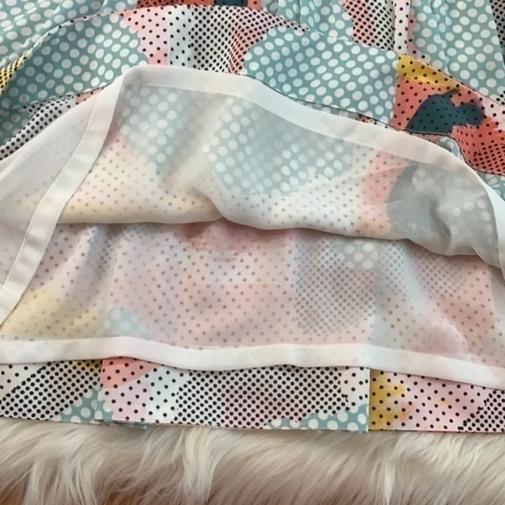 NWT 1. State pop art pin tuck flounce dress S - Image 12