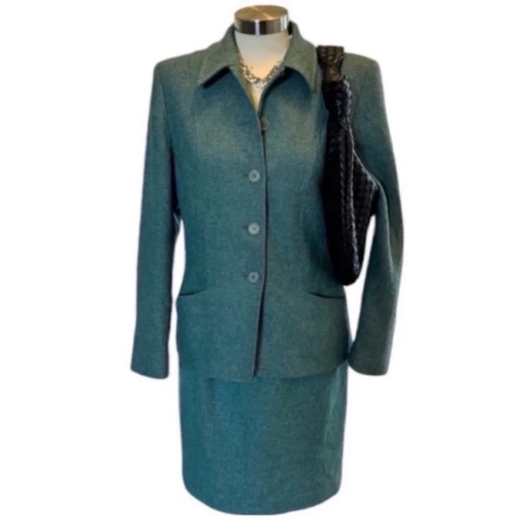 Pendleton  Turquoise Skirt Set - Image 8