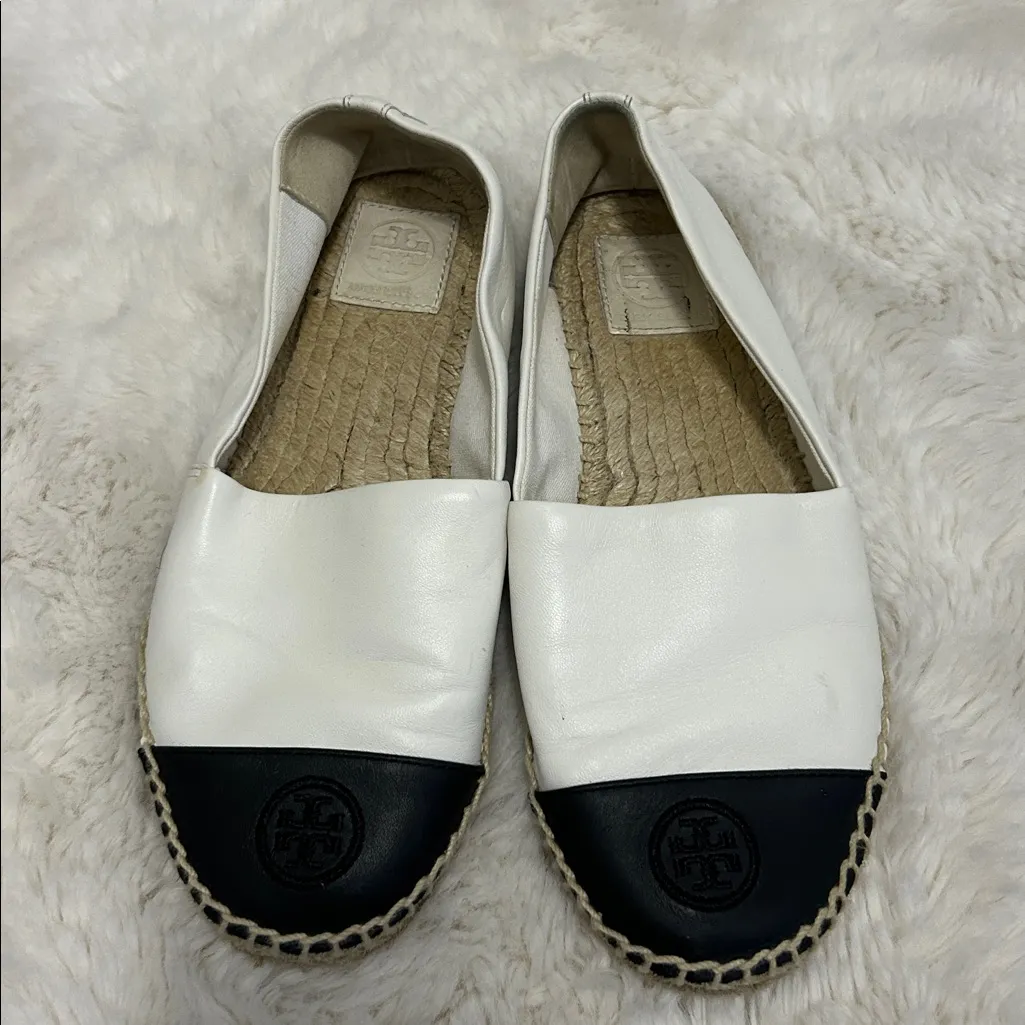 Tory Burch Leather Colorblock Espadrilles - Image 2