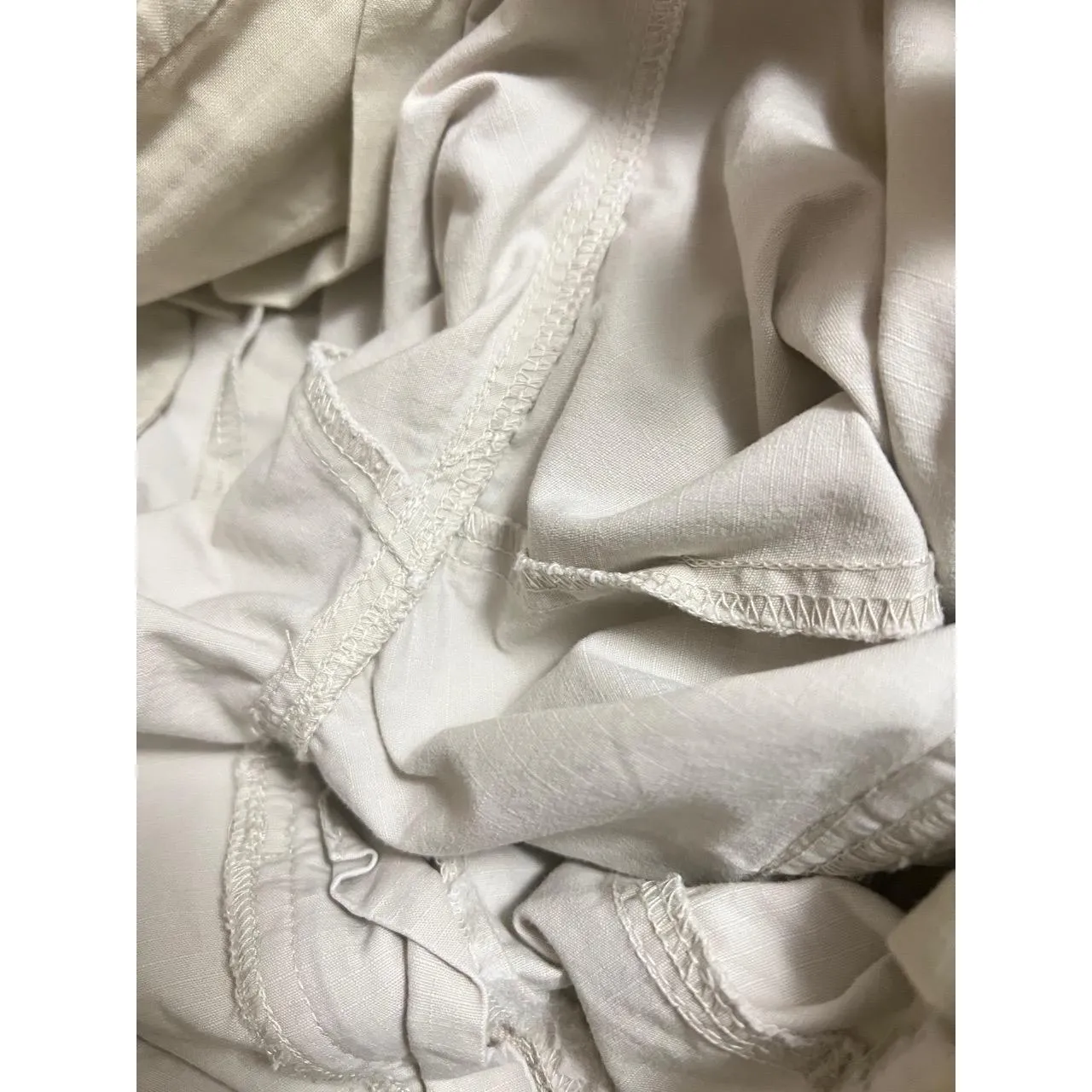 Eddie Bauer Capri Pants Womens Size 14 Khaki Tan Cargo Gorecorp Hiking Casual - Image 5