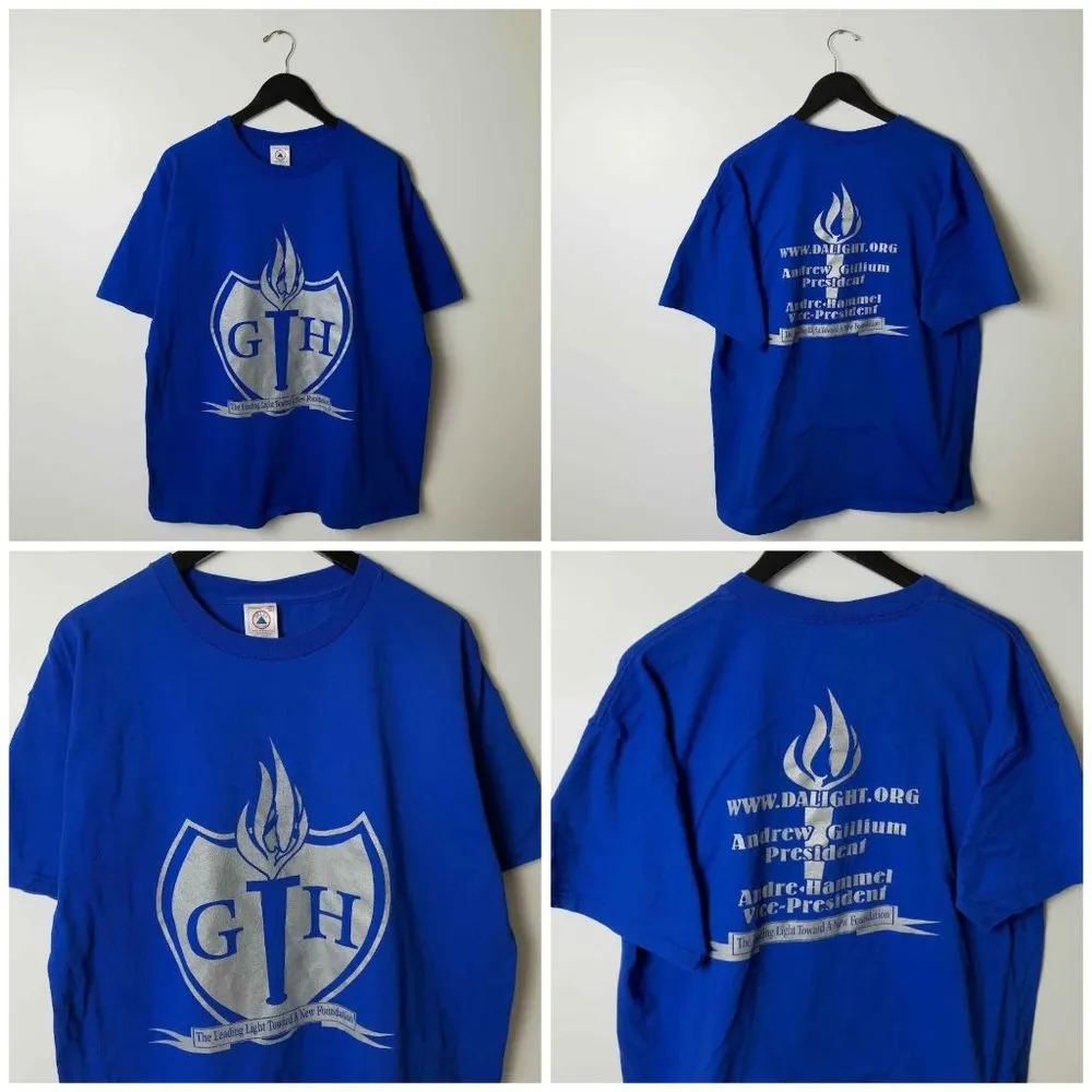 90s Vintage The Leading Light T Shirt Dalight Graphic Tee Short Sleeve Cotton Size XL - Image 10