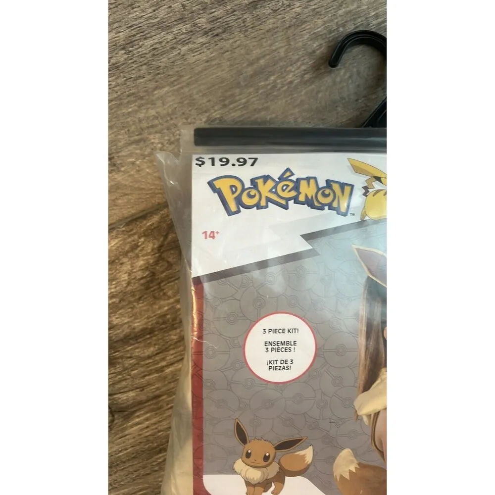 Pokemon EEVEE Halloween Con Costume Accessory Kit Adult Size Headband Tail NEW - Image 6