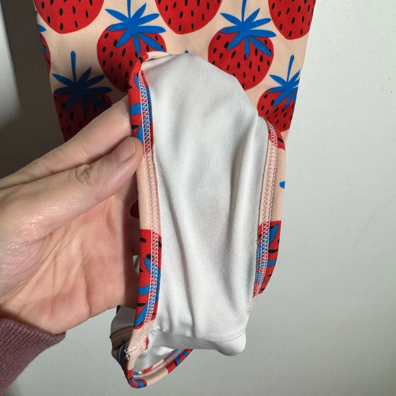 Hanna Andersson Super Strawberries One Piece Swim - Image 8