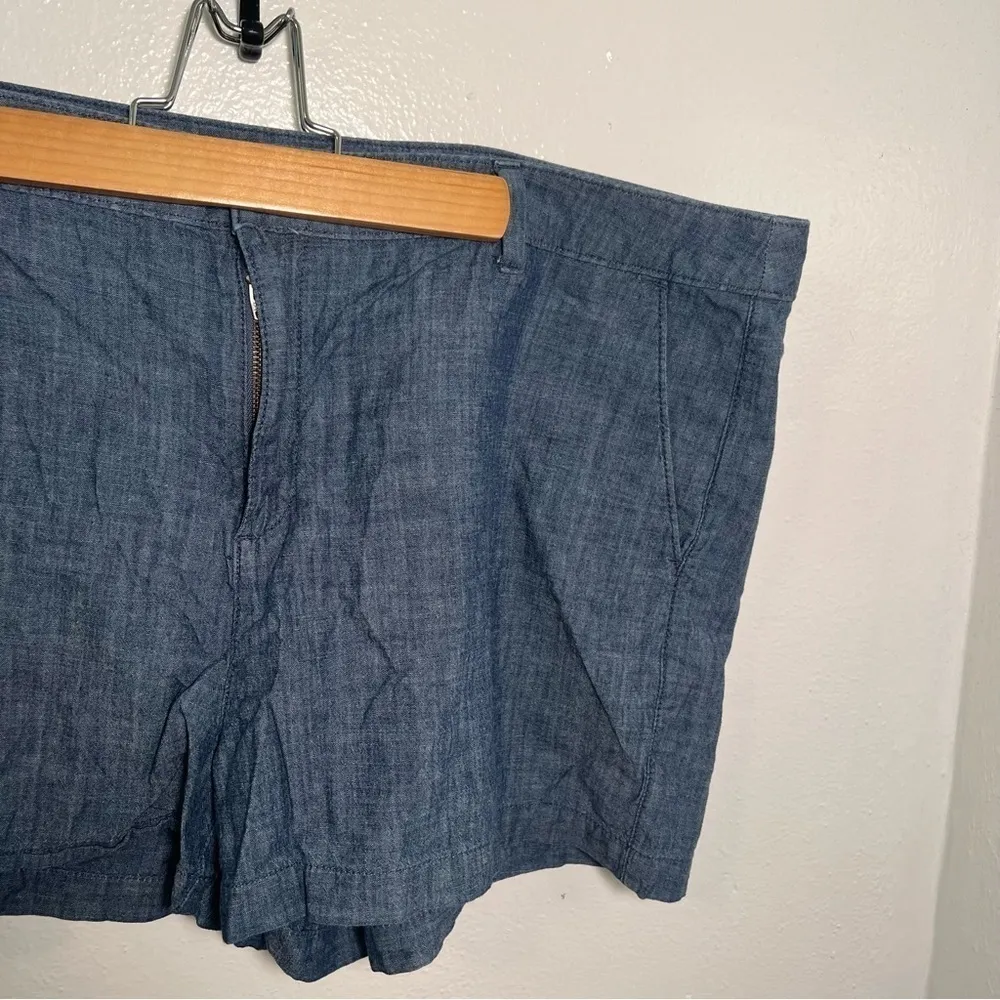 A New Day Shorts Chambray Blue - Image 5