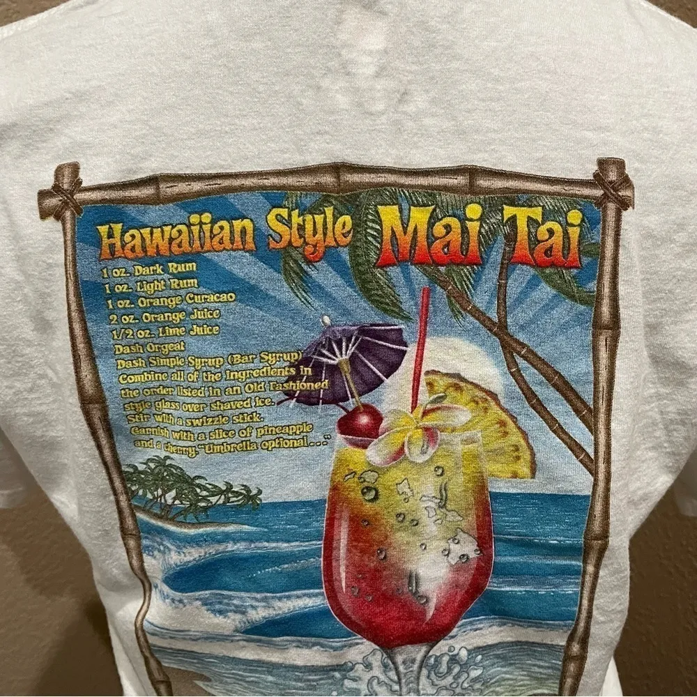 Got Mai Tai Recipe Hawaii White Short Sleeve T-Shirt - Image 5