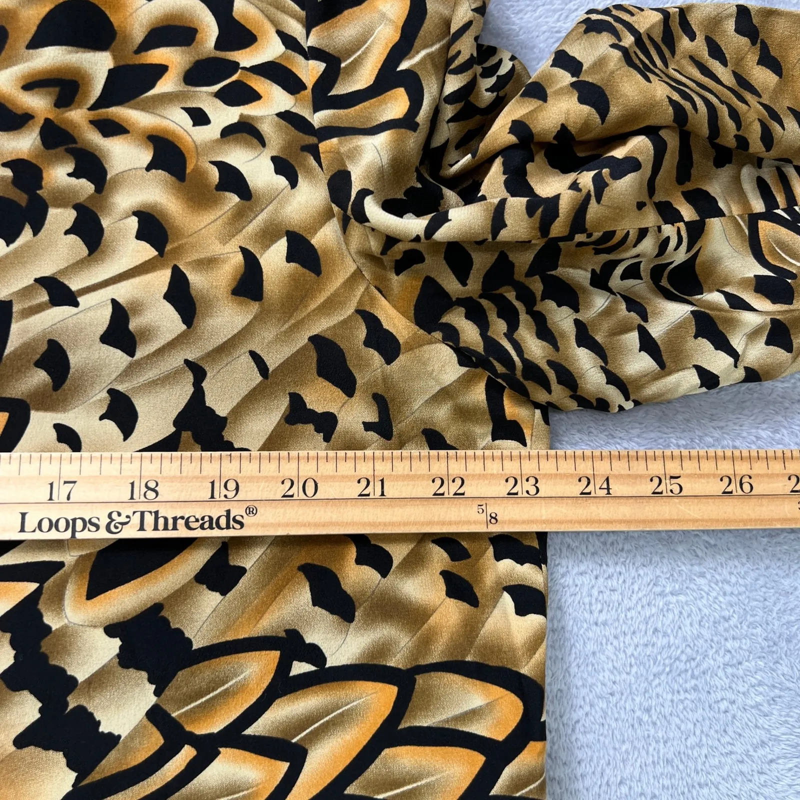 Diane Gilman 100% Silk Blazer Large Vintage Animal Print Statement Jacket - Image 8